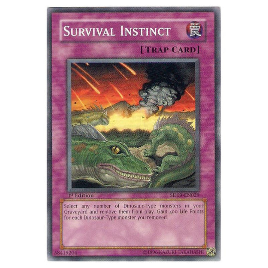 Yu-Gi-Oh! - Structure Deck - Dinosaur's Rage - Survival Instinct (Common) SD09-EN029