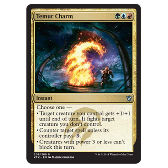 Magic the Gathering - Khans Of Tarkir - Temur Charm - 208/269