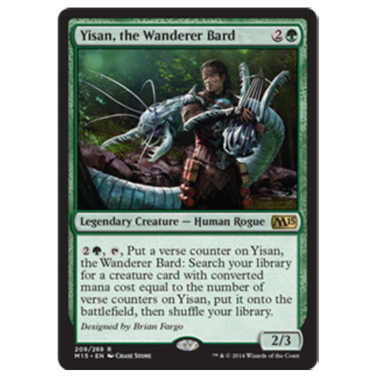 Magic the Gathering - M15 Core Set - Yisan, the Wanderer Bard - 209/269