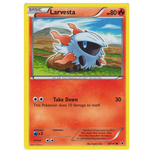 Pokemon - Black & White - Noble Victories - Larvesta 20/101