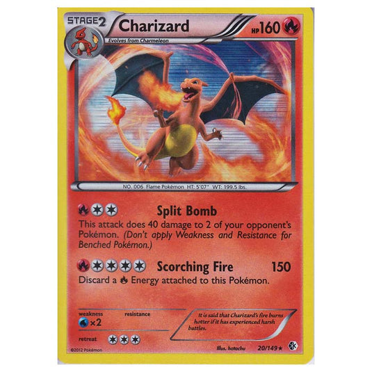 Pokemon - Black & White - Boundaries Crossed - Charizard 20/149
