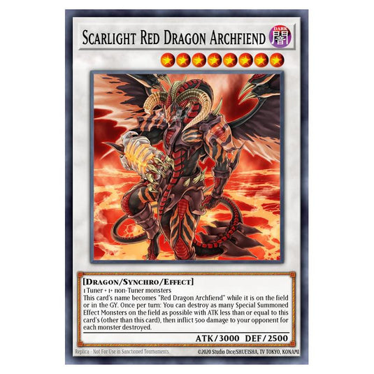 Yu-Gi-Oh! - Structure Deck - The Crimson King - Scarlight Red Dragon Archfiend (Common) SDCK-EN041