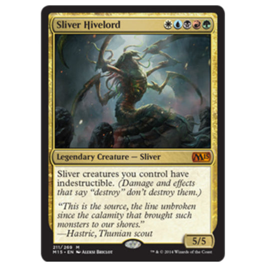 Magic the Gathering - M15 Core Set - Sliver Hivelord - 211/269