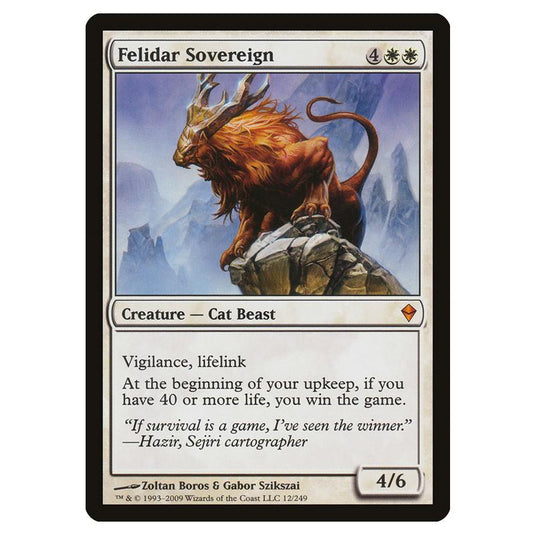 Magic The Gathering - Zendikar - Felidar Sovereign - 12/249 (Foil)