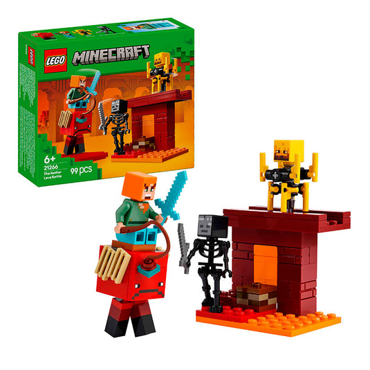 Lego - Minecraft - The Nether Lava Battle #21266