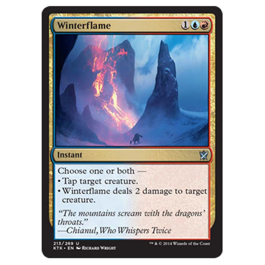 Magic the Gathering - Khans Of Tarkir - Winterflame - 213/269