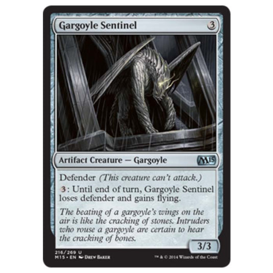 Magic the Gathering - M15 Core Set - Gargoyle Sentinel - 216/269