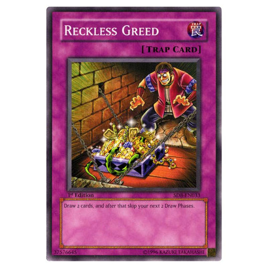Yu-Gi-Oh! - Structure Deck - Lord of the Storm - Reckless Greed (Common) SD8-EN033