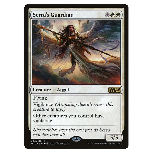Magic the Gathering - Core Set 2019 - Serra\\'s Guardian - 284/280
