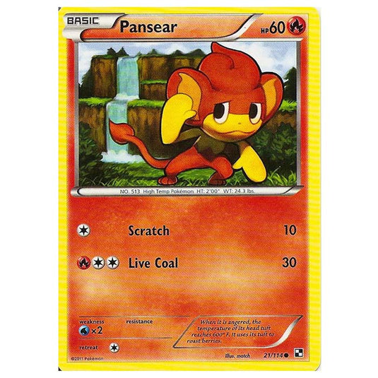 Pokemon - Black & White - Pansear 21/114