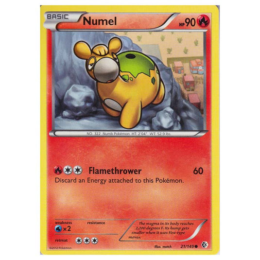 Pokemon - Black & White - Boundaries Crossed - Numel 21/149