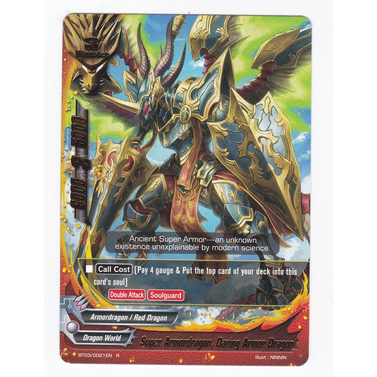 Future Card Buddyfight - Drums Adventures - Super Armordragon, Daring Armor Dragon - 21/105