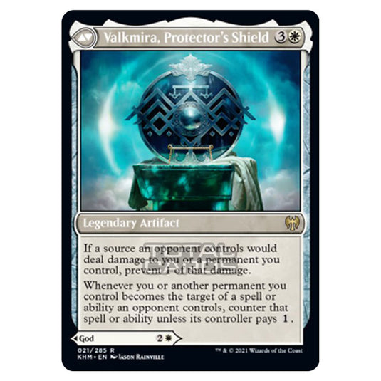 Magic The Gathering - Kaldheim - Reidane, God of the Worthy // Valkmira, Protector's Shield - 21/285