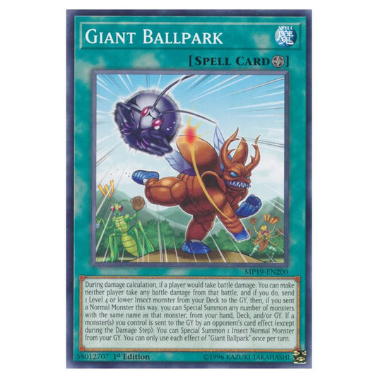 Yu-Gi-Oh! - 2019 Gold Sarcophagus Tin Mega Pack - Giant Ballpark (Common) MP19-EN200
