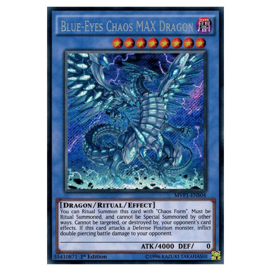 Yu-Gi-Oh! - Yu-Gi-Oh! The Dark Side of Dimensions Movie Pack Secret Edition - Blue-Eyes Chaos MAX Dragon (Secret Rare) MVP1-ENS04