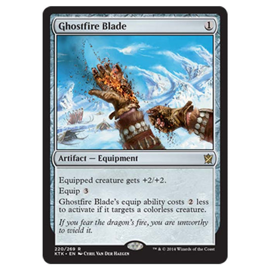 Magic the Gathering - Khans Of Tarkir - Ghostfire Blade - 220/269