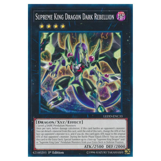 Yu-Gi-Oh! - Legendary Dragon Decks - Supreme King Dragon Dark Rebellion (Common) LEDD-ENC33