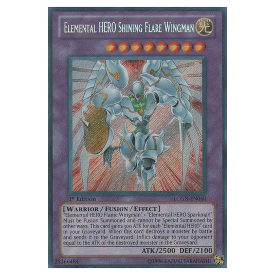 Yu-Gi-Oh! - Legendary Collection 2 - The Duel Academy Years Mega Pack - Elemental HERO Shining Flare Wingman (Secret Rare) LCGX-EN050