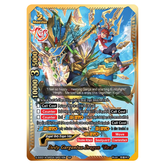 Future Card Buddyfight - Buddy Ragnarok - Deity Gargantua Dragon "Re:B" (SP) S-SS01A-SP04/SP01EN