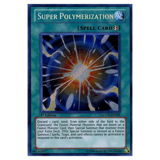 Yu-Gi-Oh! - Legendary Collection 2 - The Duel Academy Years Mega Pack - Super Polymerization (Secret Rare) LCGX-EN101