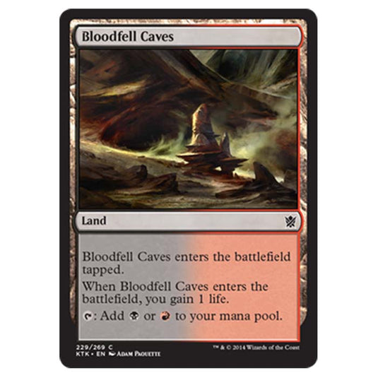 Magic the Gathering - Khans Of Tarkir - Bloodfell Caves - 229/269