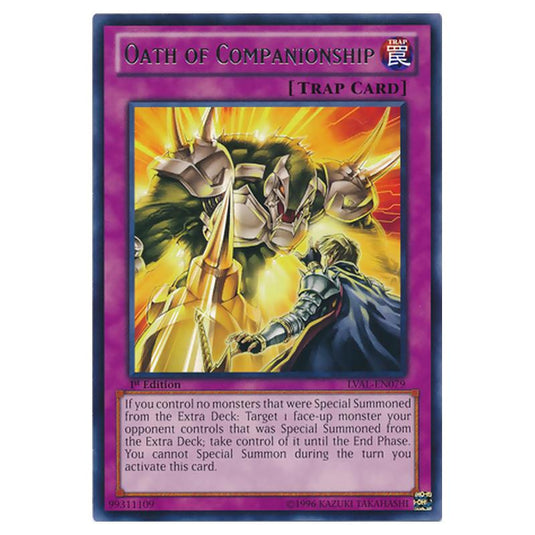 Yu-Gi-Oh! - Legacy of the Valiant - Oath of Companionship (Rare) LVAL-EN079