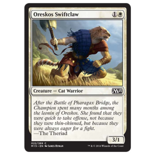 Magic the Gathering - M15 Core Set - Oreskos Swiftclaw - 22/269