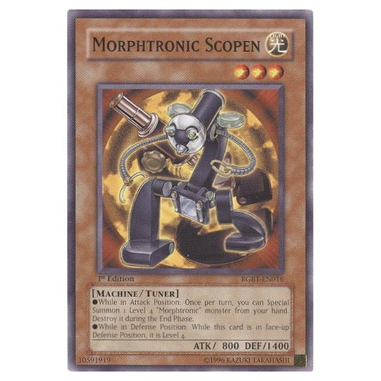 Yu-Gi-Oh! - Raging Battle - Morphtronic Scopen (Common) RGBT-EN016