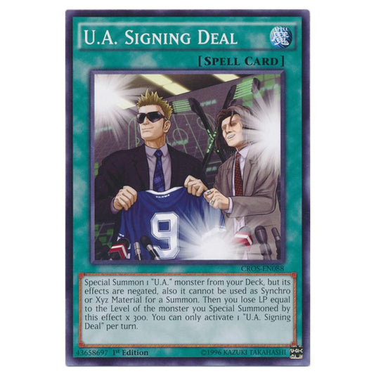 Yu-Gi-Oh! - Crossed Souls - U.A. Signing Deal (Common) CROS-EN088