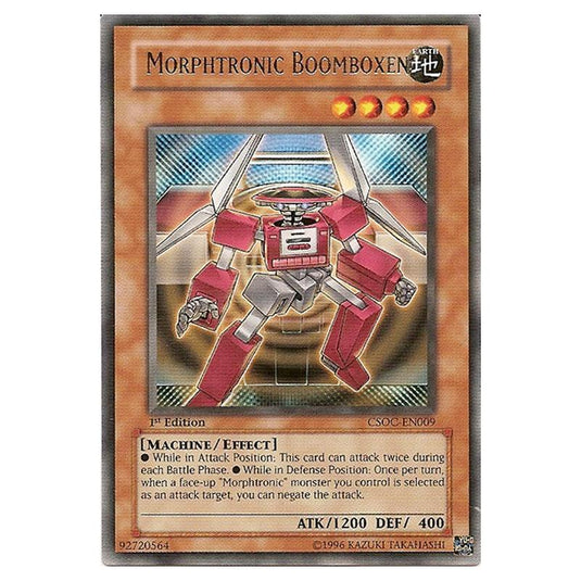 Yu-Gi-Oh! - Crossroads of Chaos - Morphtronic Boomboxen (Rare) CSOC-EN009