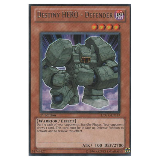 Yu-Gi-Oh! - Legendary Collection 2 - The Duel Academy Years Mega Pack - Destiny HERO - Defender (Rare) LCGX-EN127