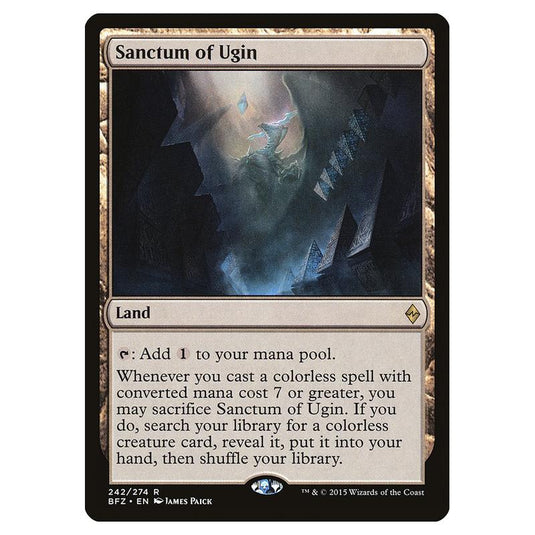 Magic The Gathering - Battle For Zendikar - Sanctum Of Ugin - 242/274 (Foil)