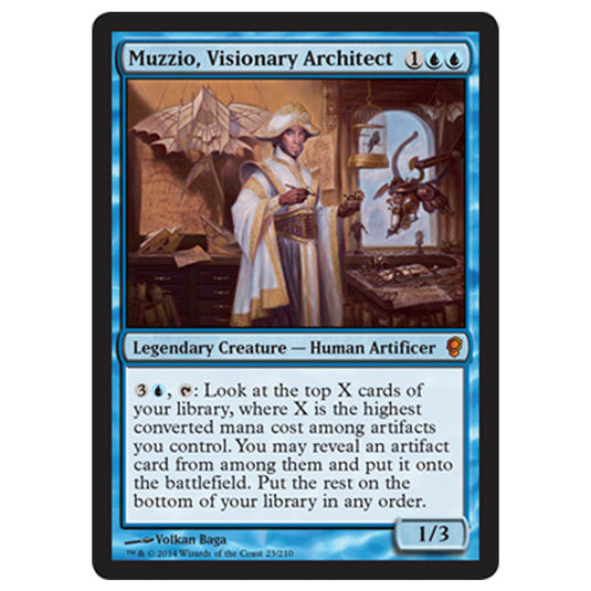 Magic the Gathering - Conspiracy - Muzzio, Visionary Architect - 23/210