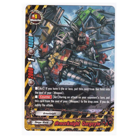 Future Card Buddyfight - Great Clash Dragon VS Danger - Armorknight Gargoyle A - 23/48
