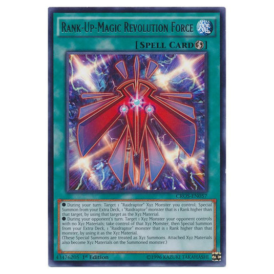 Yu-Gi-Oh! - Crossed Souls - Rank-Up-Magic Revolution Force (Rare) CROS-EN057