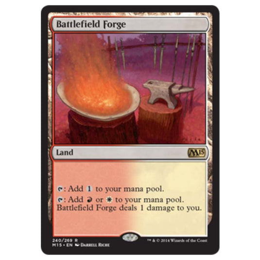 Magic the Gathering - M15 Core Set - Battlefield Forge - 240/269