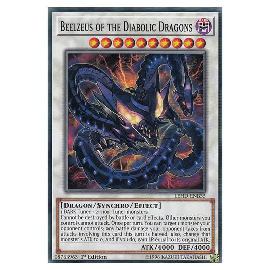 Yu-Gi-Oh! - Legendary Hero Decks - Beelzeus of the Diabolic Dragons (Common) LEHD-ENB35