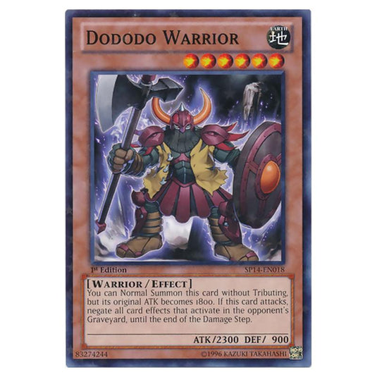 Yu-Gi-Oh! - Star Pack 2014 - Dododo Warrior (Starfoil Rare) SP14-EN018