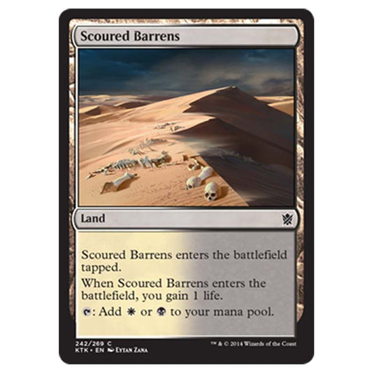 Magic the Gathering - Khans Of Tarkir - Scoured Barrens - 242/269