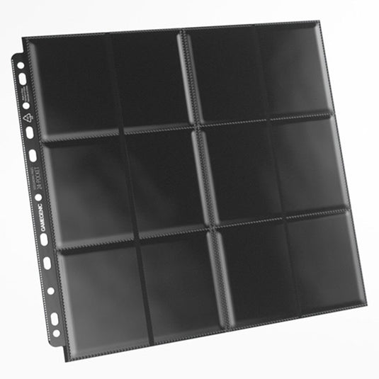 Gamegenic - Sideloading 24-Pocket Pages 10 pcs pack Black