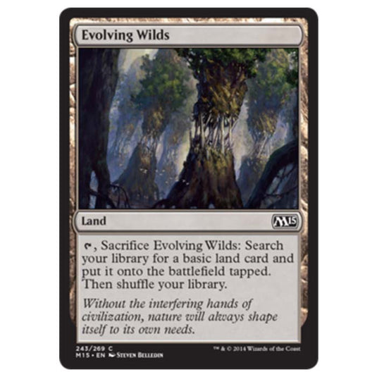 Magic the Gathering - M15 Core Set - Evolving Wilds - 243/269
