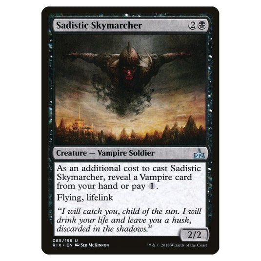 Magic The Gathering - Rivals Of Ixalan - Sadistic Skymarcher - 85/196 (Foil)