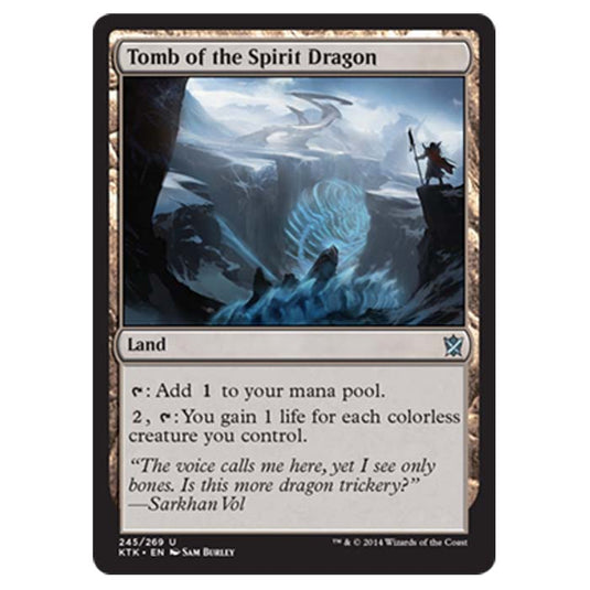Magic the Gathering - Khans Of Tarkir - Tomb of the Spirit Dragon - 245/269