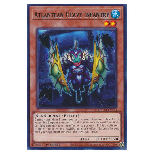 Yu-Gi-Oh! - Maze of the Master - Atlantean Heavy Infantry (Rare) MZTM-EN073