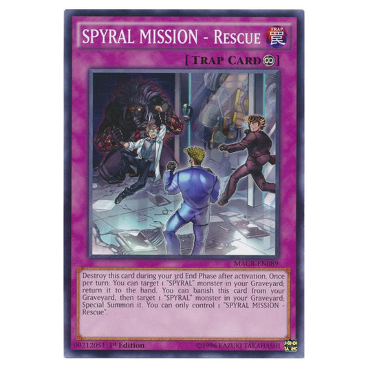 Yu-Gi-Oh! - Maximum Crisis - SPYRAL MISSION - Rescue (Common) MACR-EN089
