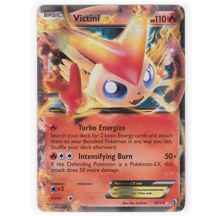 basic victini pokemon card Pokemon - Black & White - Legendary Treasures - Victini-EX