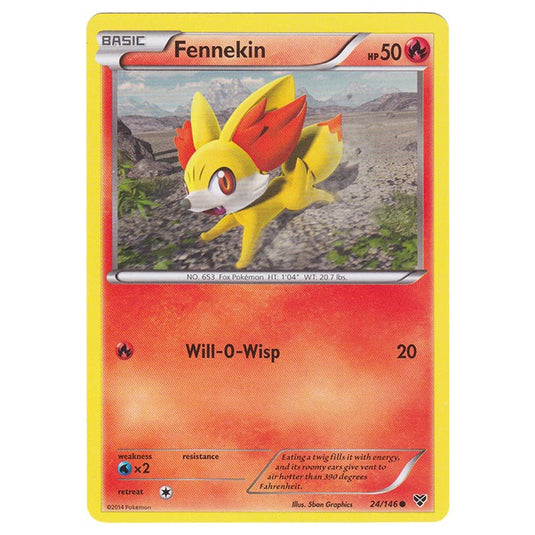 Pokemon - XY Base Set - Fennekin - 24/146