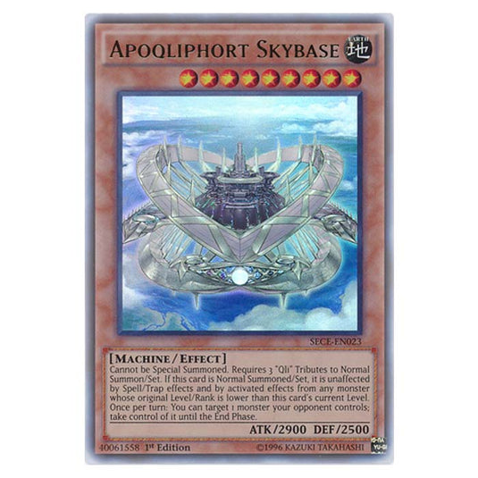 Yu-Gi-Oh! - Secrets of Eternity - Apoqliphort Skybase - 23/99