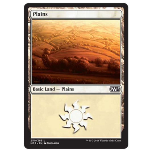 Magic the Gathering - M15 Core Set - Plains - 250/269