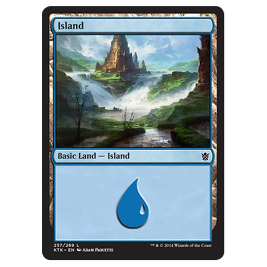 Magic the Gathering - Khans Of Tarkir - Island - 257/269